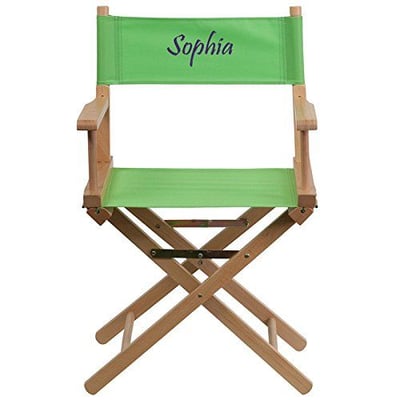 Personalized Standard Height Directors Chair - Green