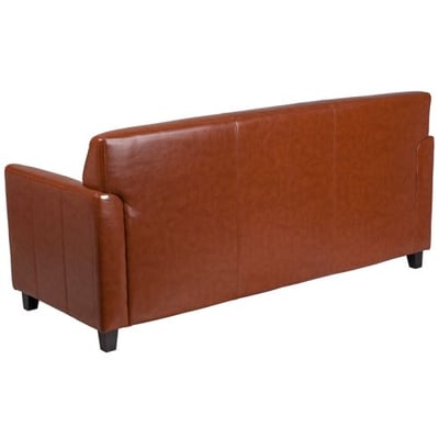 HERCULES Diplomat Series Cognac LeatherSoft Sofa
