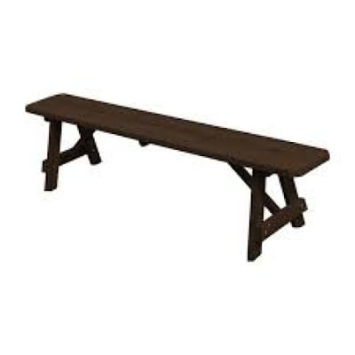 A&L Furniture Cedar 6' Traditional Bench Only