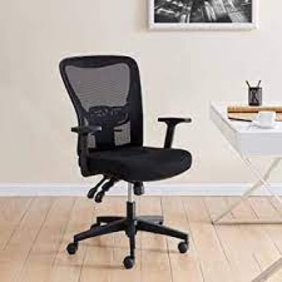 Modway Define Mesh Ergonomic Office Desk Chair in Black