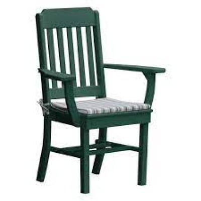 A&L Furniture Traditional Dining Chair with Arms