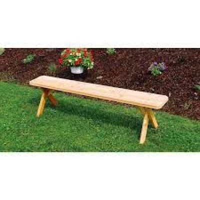 A&L Furniture 8' Crossleg Bench Only