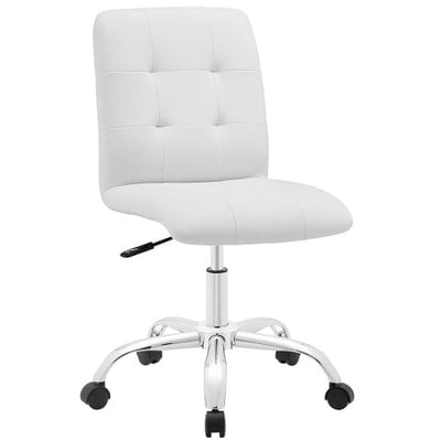 Modway Prim Mid Back Office Chair, White