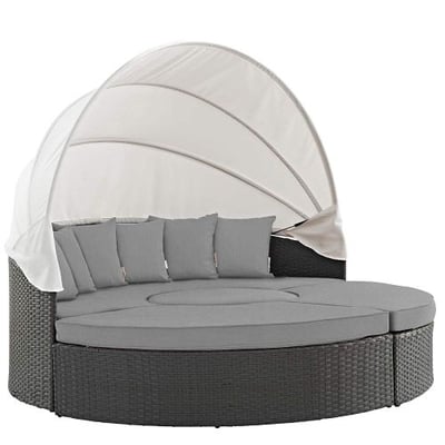 Modway EEI-1986-CHC-GRY Daybed, Canvas Gray