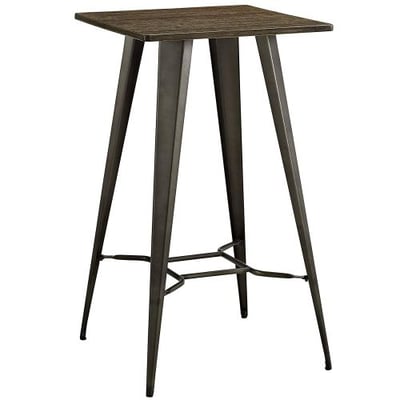 Modway Direct Bar Table, Brown