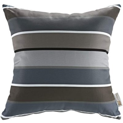 Modway Outdoor Patio Pillow, Stripe