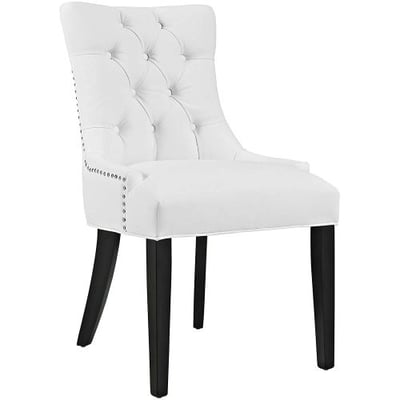Modway Regent Modern Elegant Button-Tufted Upholstered Vinyl Dining Side Chair With Nailhead Trim