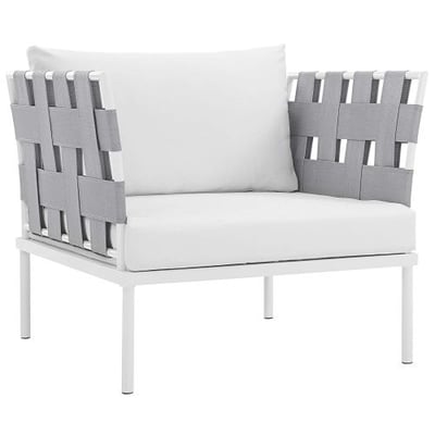 Modway Harmony Outdoor Patio Armchair in White White