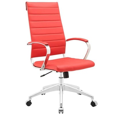 Modway Jive Highback Office Chair, Red
