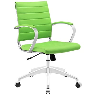 Modway Jive Mid Back Office Chair, Bright Green