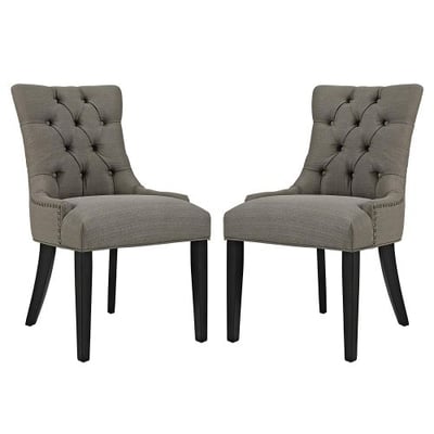 Modway Regent Set of 2 Fabric Dining Side Chair
