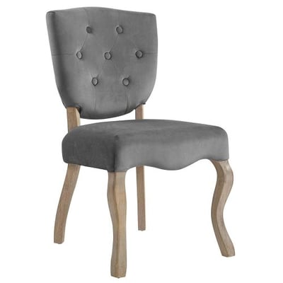 Modway EEI-2880-GRY Array Vintage French Dining Side Chair, Gray