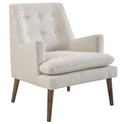 Modway EEI-3048-BEI Leisure Mid-Century Modern Upholstered Fabric Lounge Accent Chair Beige