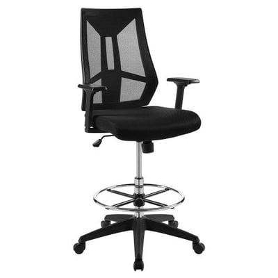 Modway Extol Mesh Drafting Chair Black