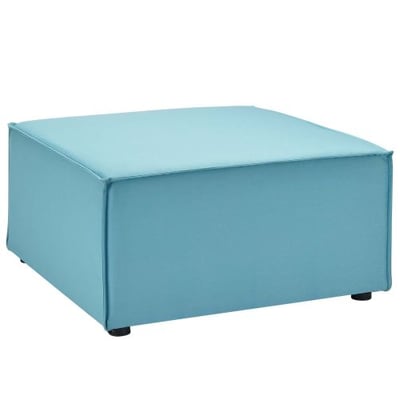 Modway EEI-4211-TUR Saybrook Patio Sectional Ottoman in Turquoise