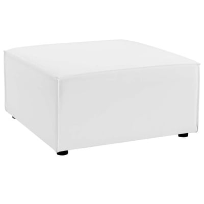 Modway EEI-4211-WHI Saybrook Patio Sectional Ottoman in White