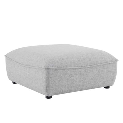 Modway EEI-4419-LGR Comprise Sectional Sofa Ottoman, Light Gray