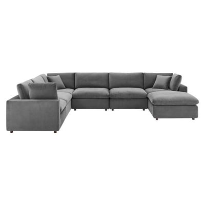 Modway Commix Sectional, Gray
