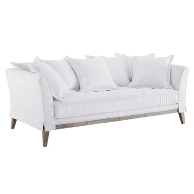 Rowan Fabric Sofa, White