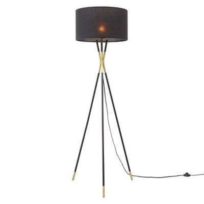 Audrey Standing Floor Lamp, Black Black
