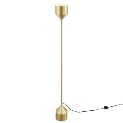 Kara Standing Floor Lamp, Gold