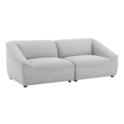 Modway Comprise Sectional, Light Gray12