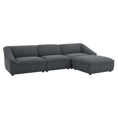 Modway Comprise Sectional, Charcoal - 98