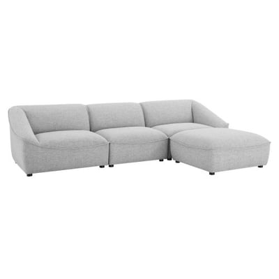 Modway Comprise Sectional, Light Gray - 65