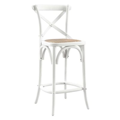 Gear Counter Stool - White