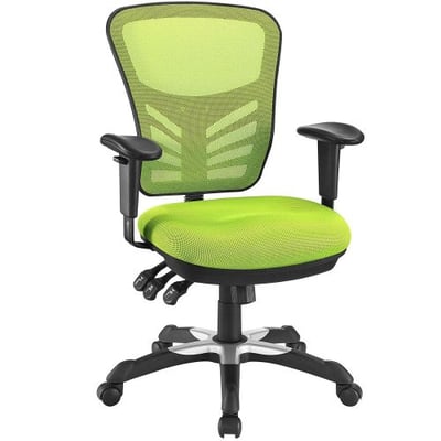 Modway Articulate Ergonomic Mesh Office Chair in Green