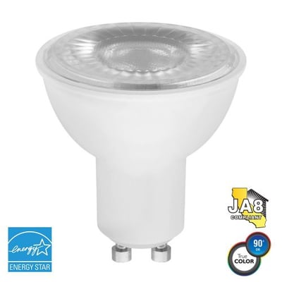 Euri Lighting EP16-4000ew PAR16 Light Bulb, GU10 Base, 450 lm, CRI 90+, 3000K, Soft White