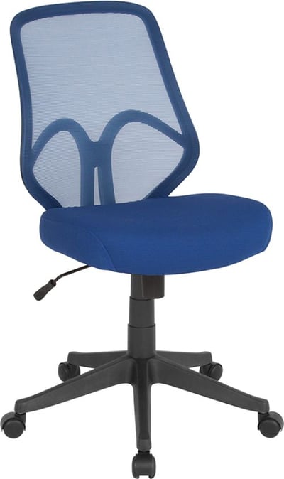 Salerno Series High Back Navy Mesh Office Chair