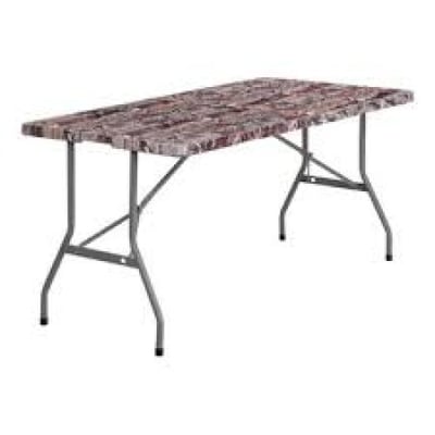30 x 60 Camouflage Table  30''W x 60''L Bi-Fold Camouflage Plastic Folding Table