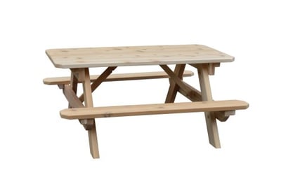 A&L Furniture Cedar Kid's Table (22