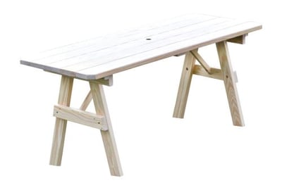 A&L Furniture 6 Feet Traditional Table Only