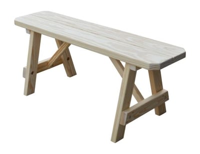 A&L Furniture 4 Feet Traditional Bench Only