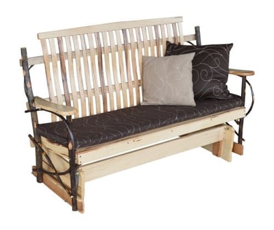 A&L Furniture 5' Hickory Porch Glider