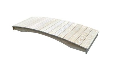 A&L Furniture Pressure Treated 3' x 8' Plank Garden Bridge