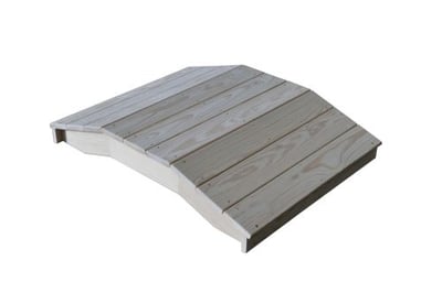 A&L Furniture Pressure Treated 3' x 4' Standard Plank Bridge