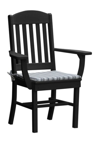 A&L Furniture Classic Dining Chair with Arms