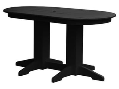 A&L Furniture 5' Oval Dining Table