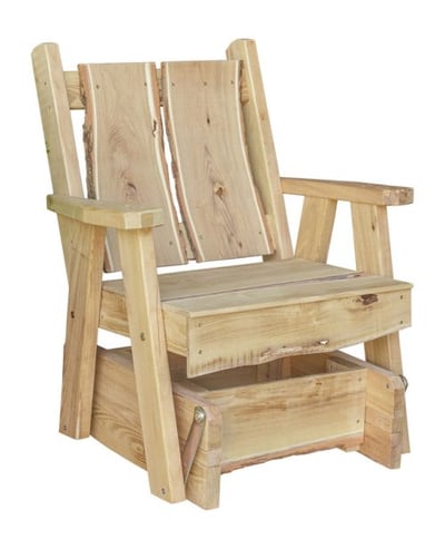 A&L Furniture Timberland Glider Chair