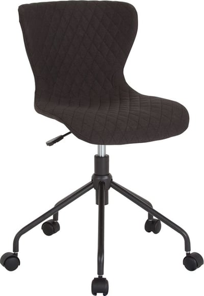 Somerset Home and Office Upholstered Task Chair in Black Fabric