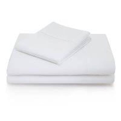 600 TC Cotton Blend, Full Size, White