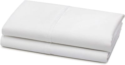 600 TC Cotton Blend Pillowcase, King Size, White