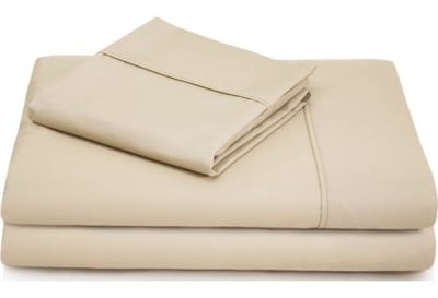 600 TC Cotton Blend Pillowcase, Queen Size, Driftwood