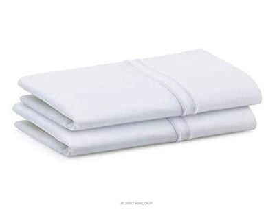 Supima® Cotton Sheets Pillowcase, Queen Size, white