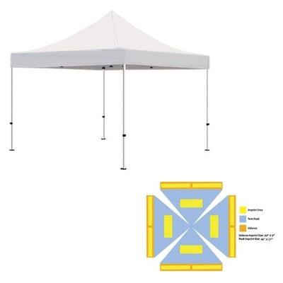Pop-Up Canopy Tent ( 10 x 10) White Color