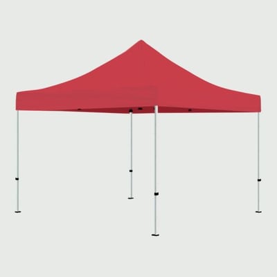  Pop-Up Canopy Tent ( 10 x 10) Red (PMS 187) Color