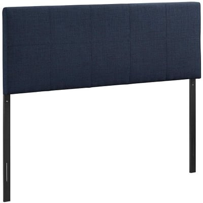 Modway Oliver Fabric Headboard, Queen, Navy